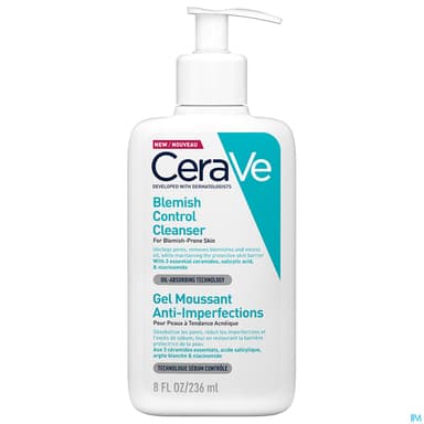CERAVE GEL MOUSSANT A/IMPERF 236ML