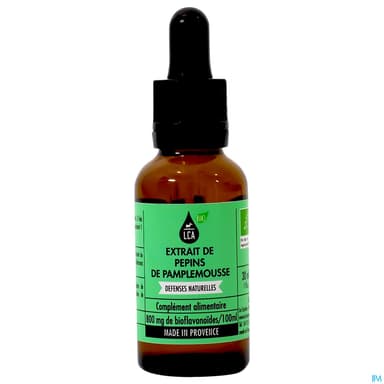 Lca Extrait De Pepins De Pamplemousse Bio 30ml
