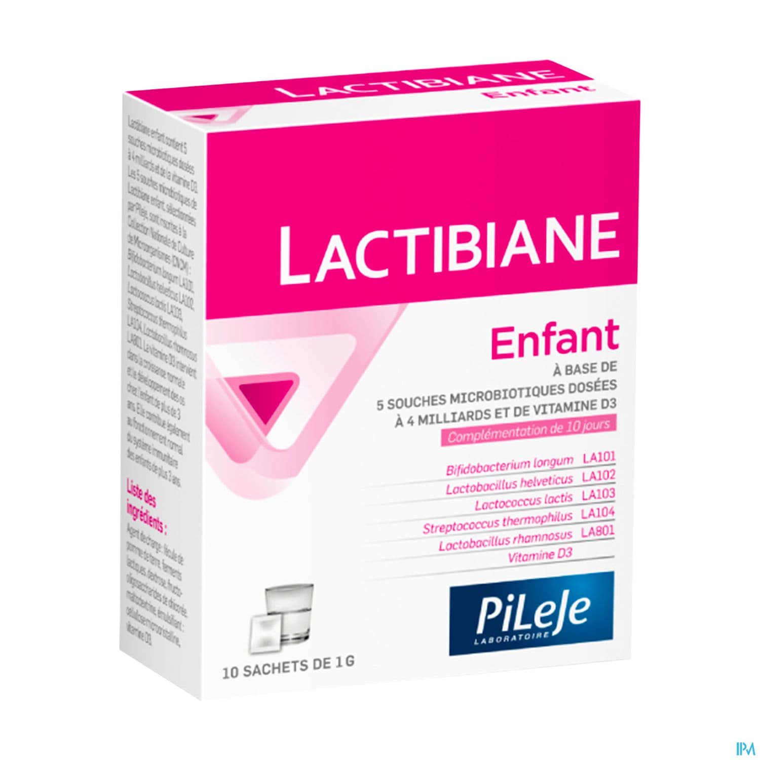Pileje Lactibiane Enfant Poudre 1g Sachet 10