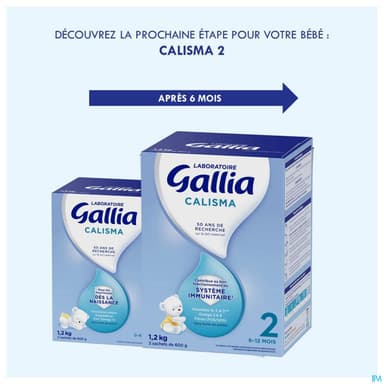 GALLIA CALISMA 1AGE LAIT PDR 1200G