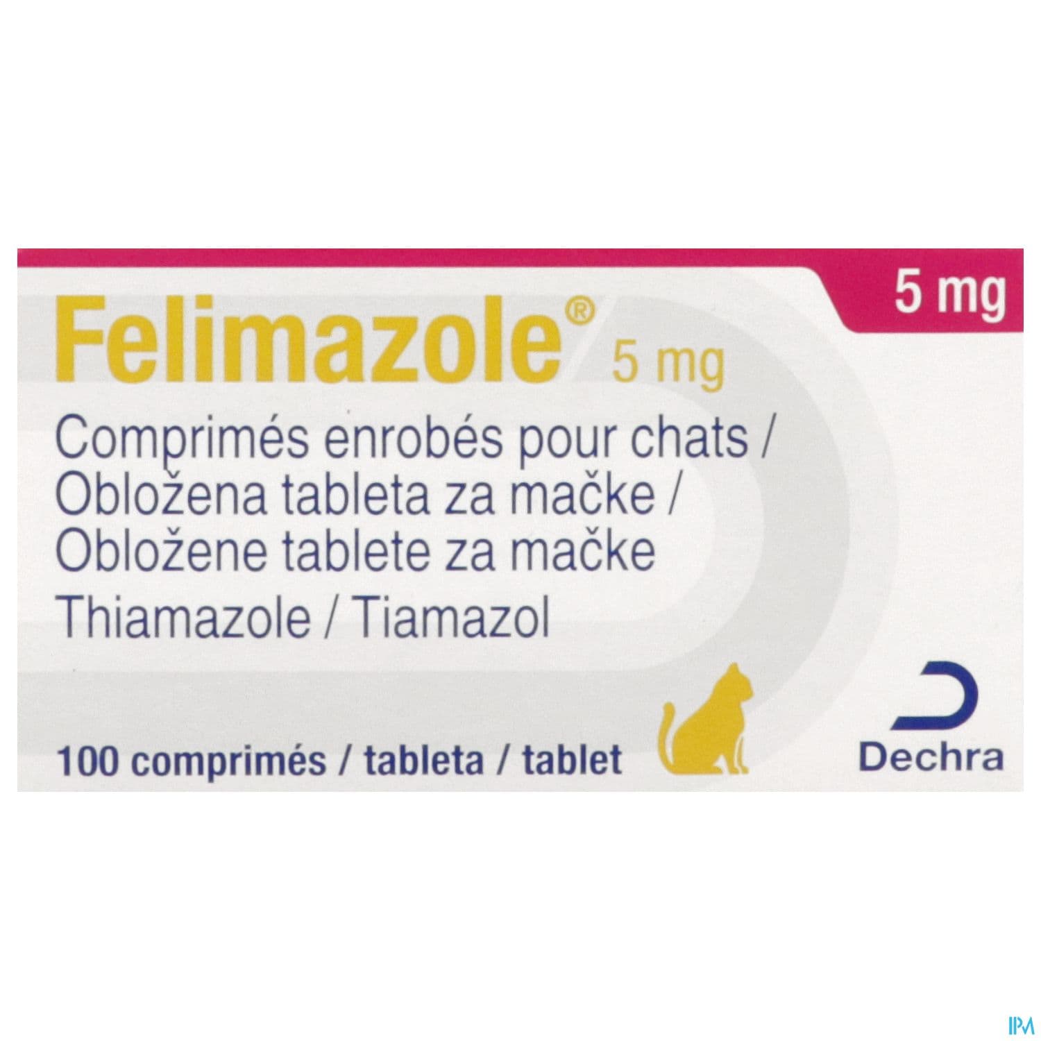 FELIMAZOLE CPR 5MG BLIST 100