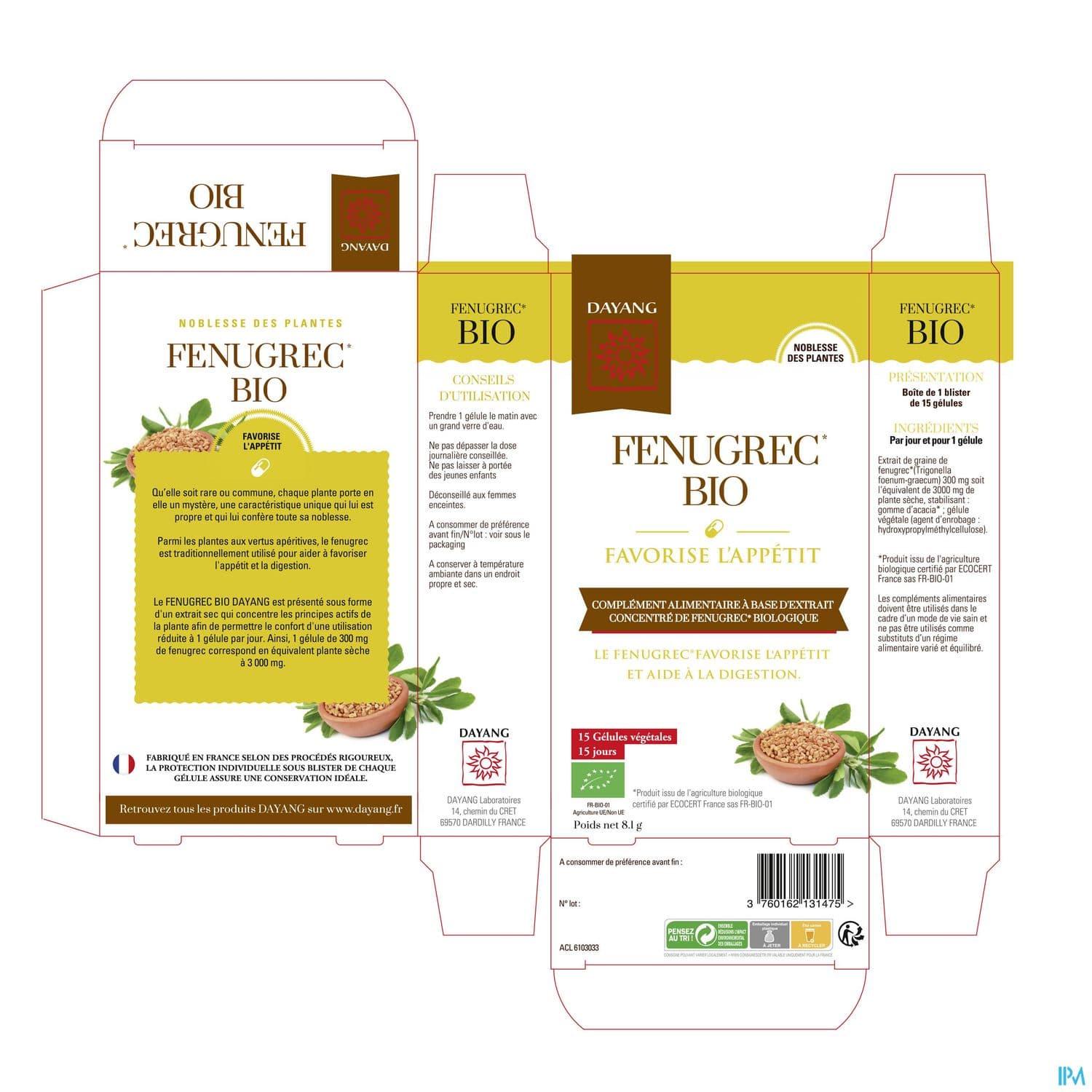 Dayang Fenugrec Bio Gelule 15