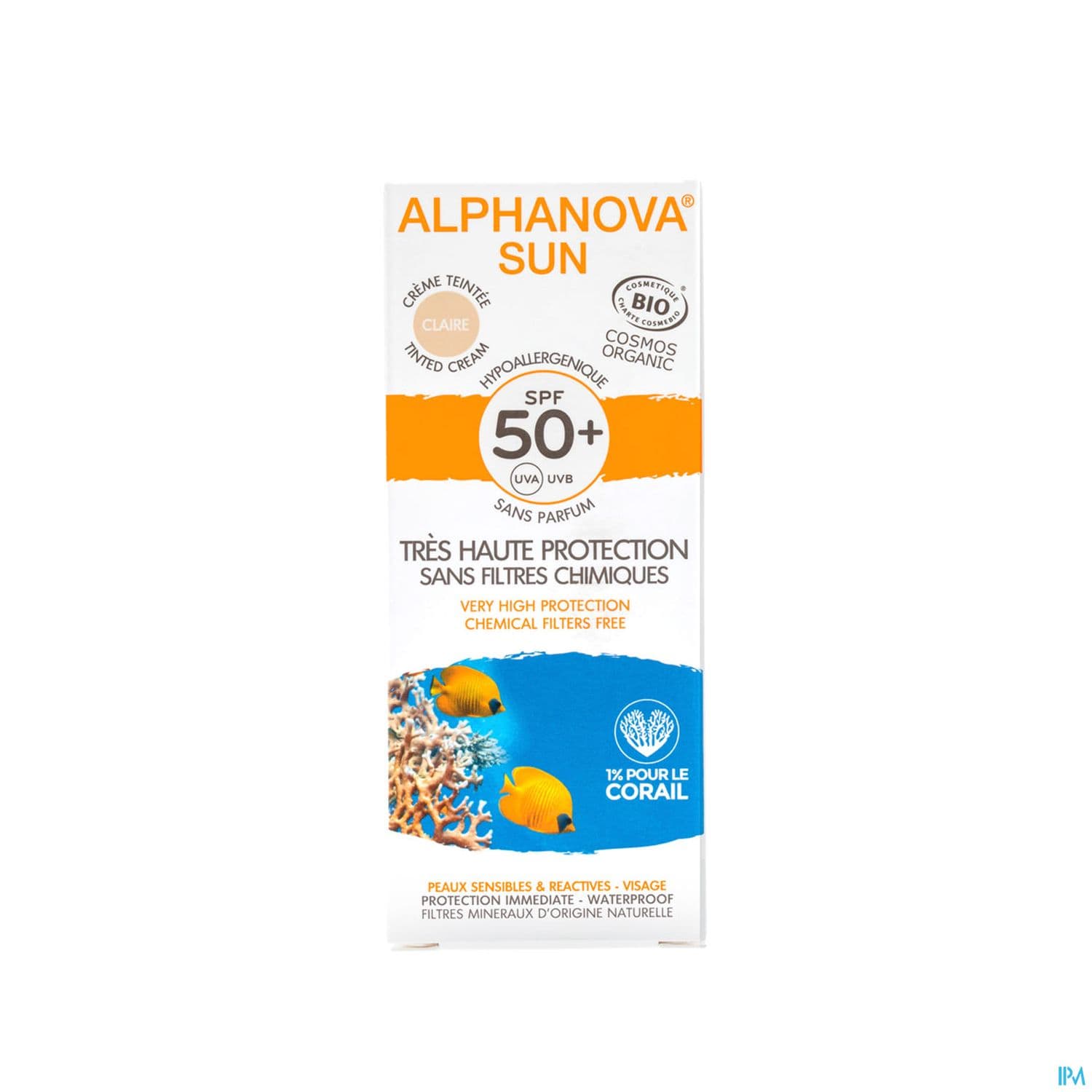 ALPHANOVA SUN CR TEINTE 50+ 50G