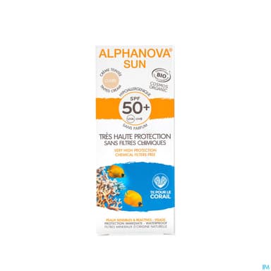 ALPHANOVA SUN CR TEINTE 50+ 50G