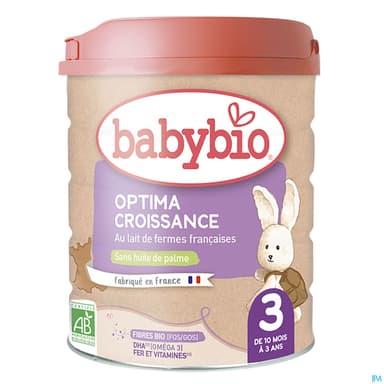 BABYBIO 3AG OPTIMA LAIT BIO800G