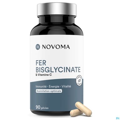 Novoma Fer Bisglycinate Ferrochel Gelule 90