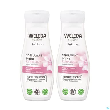 Weleda Soin Lavant Intime Extra Doux 200ml X2