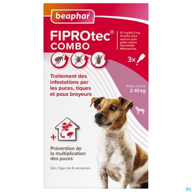 BEAPHAR FIPROTEC COMBO CH 2-10KG 3