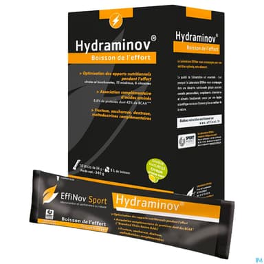 Effinov Hydraminov Boisson Effort Citron Vert Stick 10