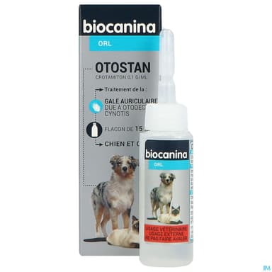 BIOCANINA OTOSTAN GTT AURIC 15ML