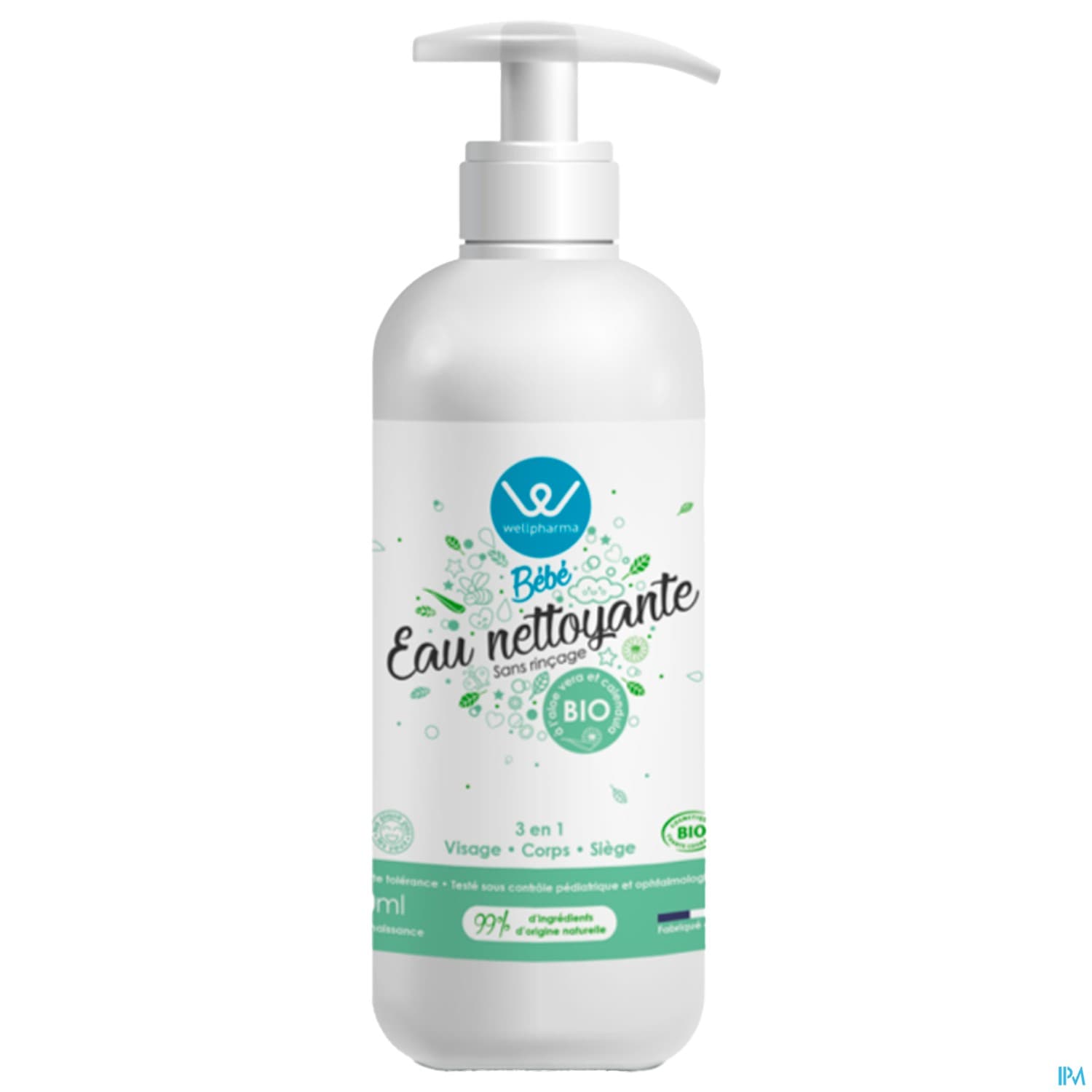 WELLPHARMA BB EAU NETT BIO 500ML