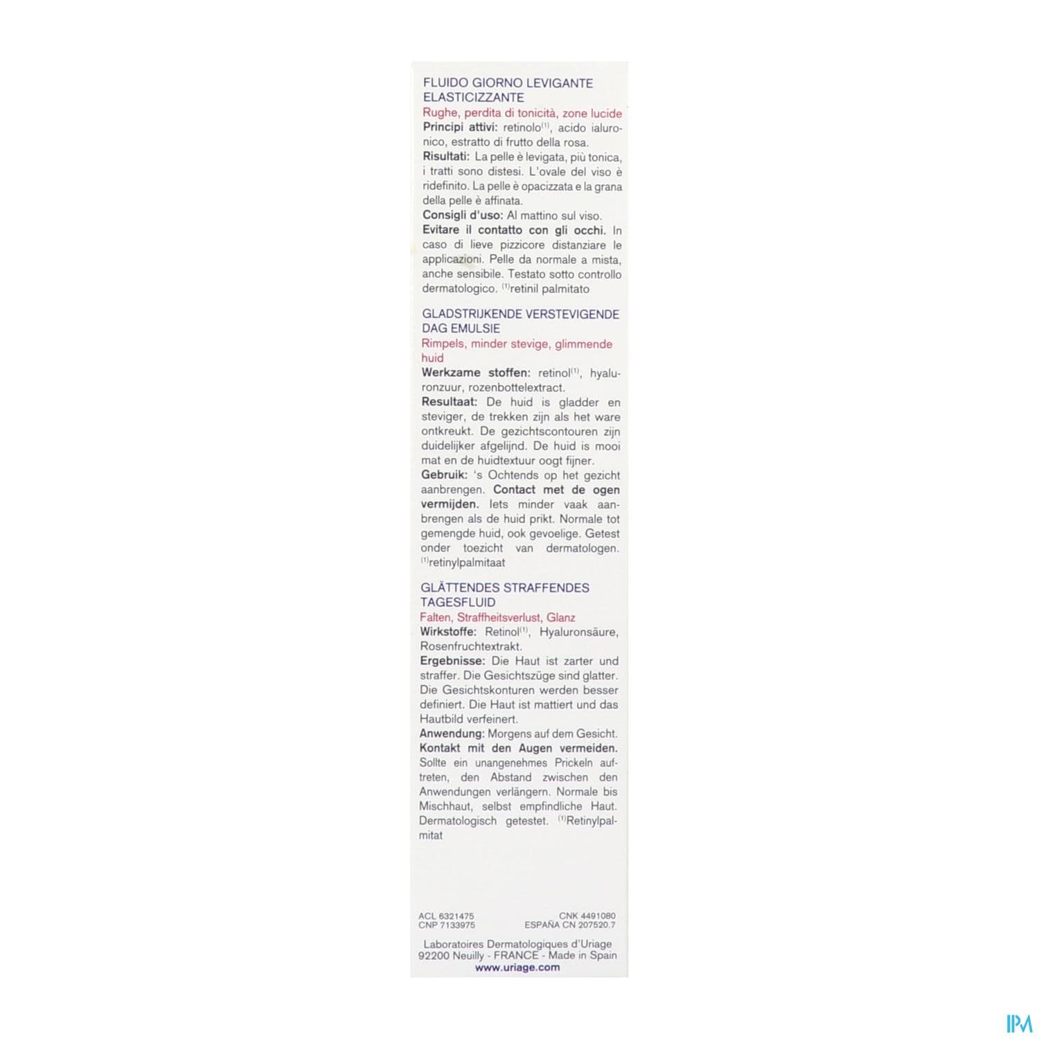 URIAGE AGE LIFT FLU J LIS/FERM40ML