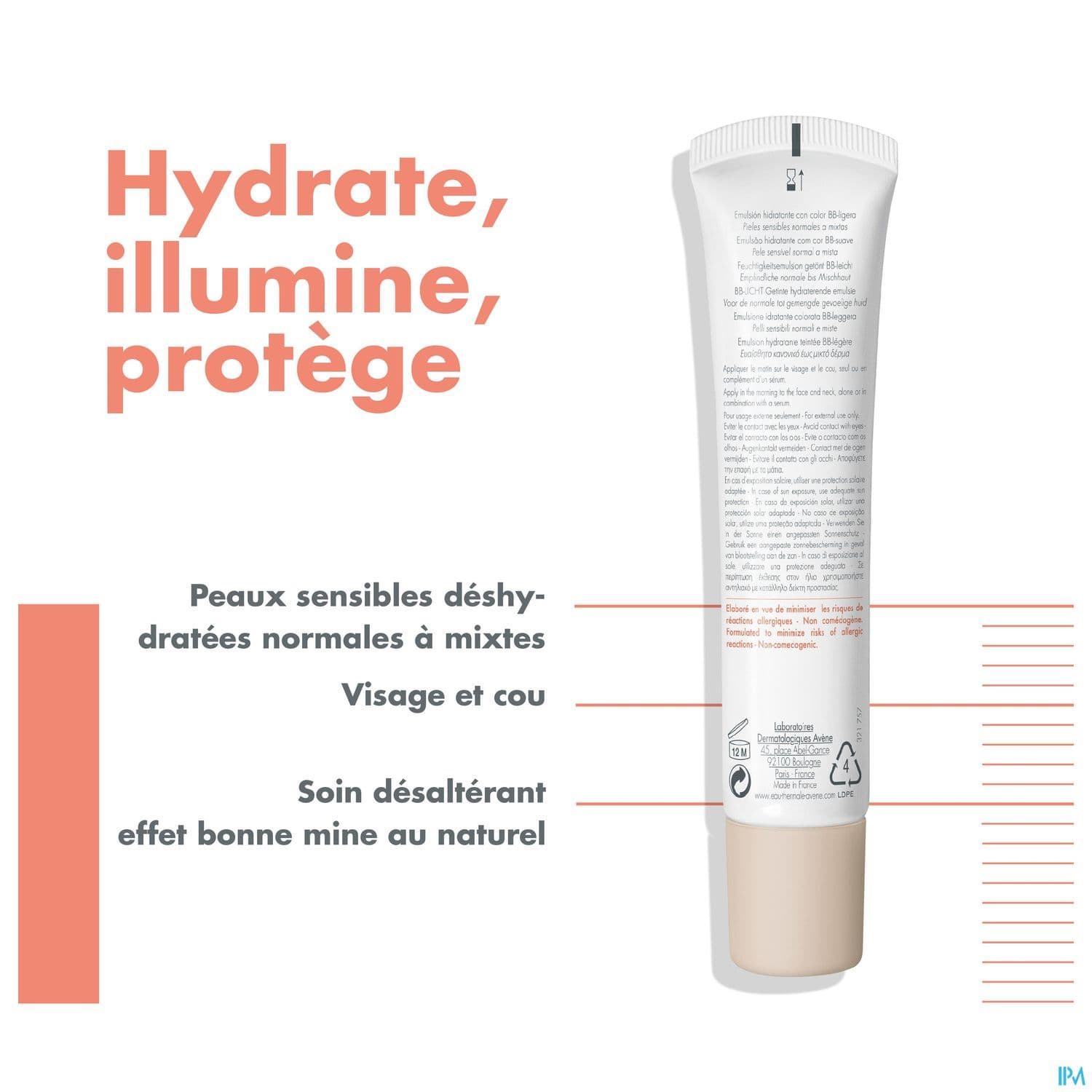 Avene Hydrance Bb Legere Tube 40ml