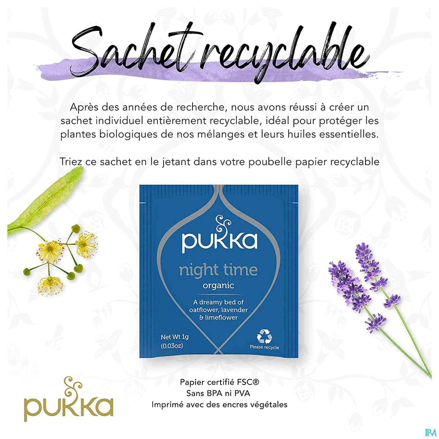 PUKKA INFUS NUIT PAISIBLE SACH 20