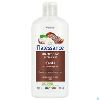 NATESSANCE SH CR KARITE/KERA 250ML