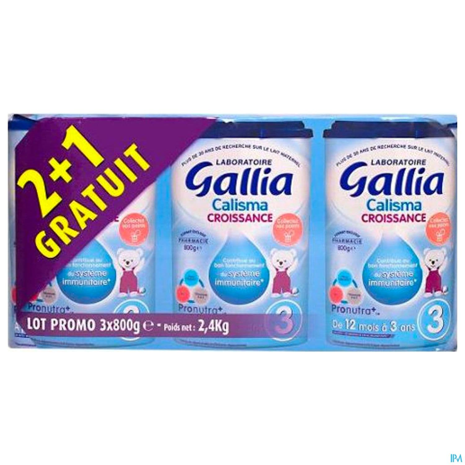 GALLIA CROISSANCE 800GX2+1