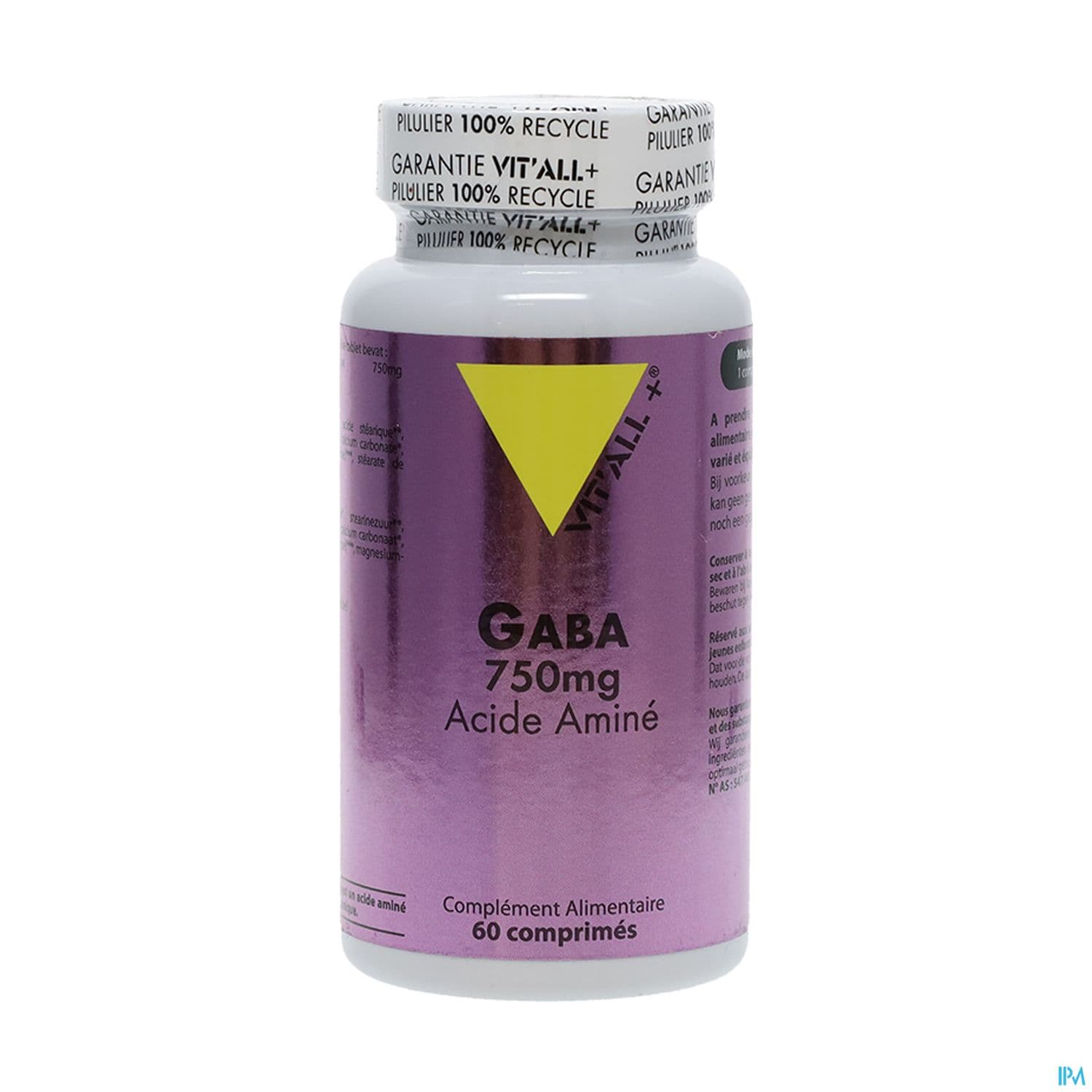 VIT ALL+ GABA 750MG CPR 60 — Pharmacie Monge