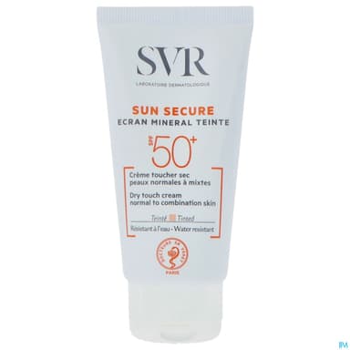 Sun Secure Mineral Teite Peau Normale Ip50+ 60ml