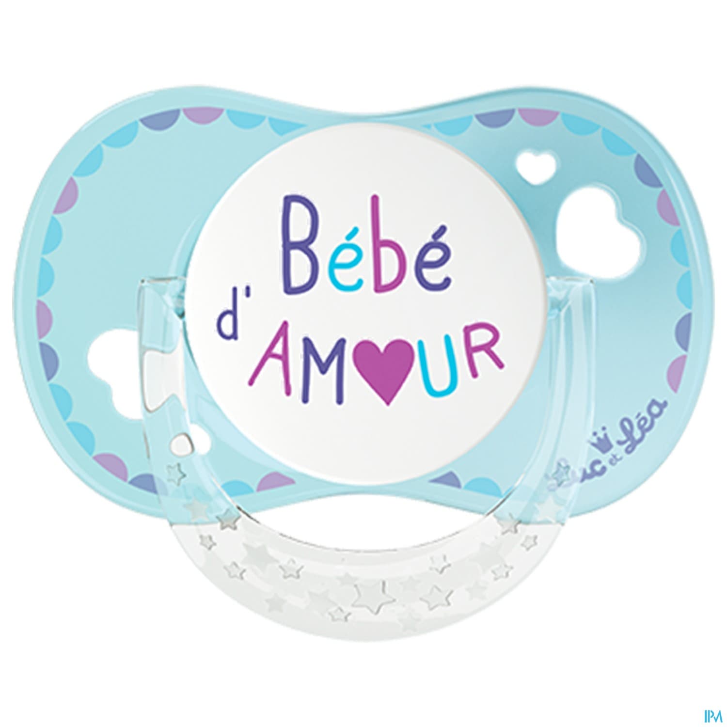 Luc Et Lea Sucette Physiologique Bb Amour Anneau 0/6m