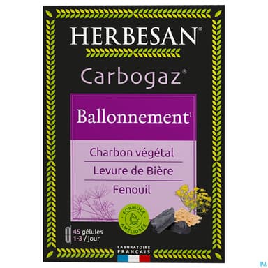 Herbesan Carbogaz Gelule 45