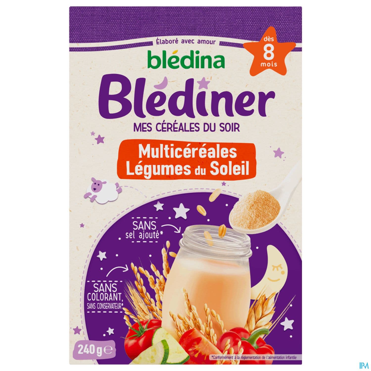 BLEDINER MULTICER LEGUME SOL 240G