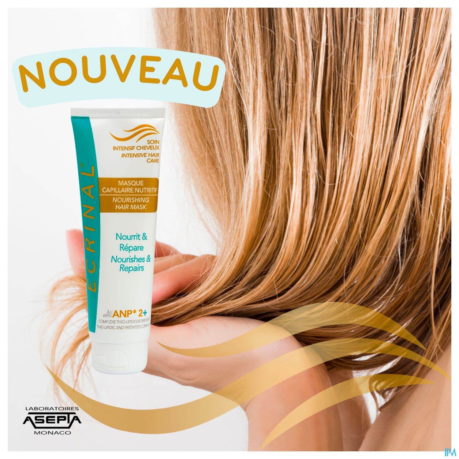 Ecrinal Capillaire Masque Capillaire Nutritif A l'anp2+ 125ml
