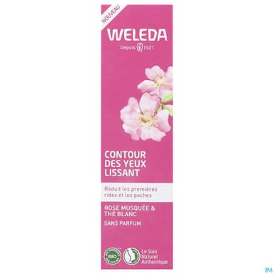 Weleda Rose The Blanc Contour Des Yeux Bio 12ml