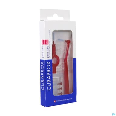 Curaprox Cps 405 Perio Start Manche + Brossette Interdentaire Rouge 5
