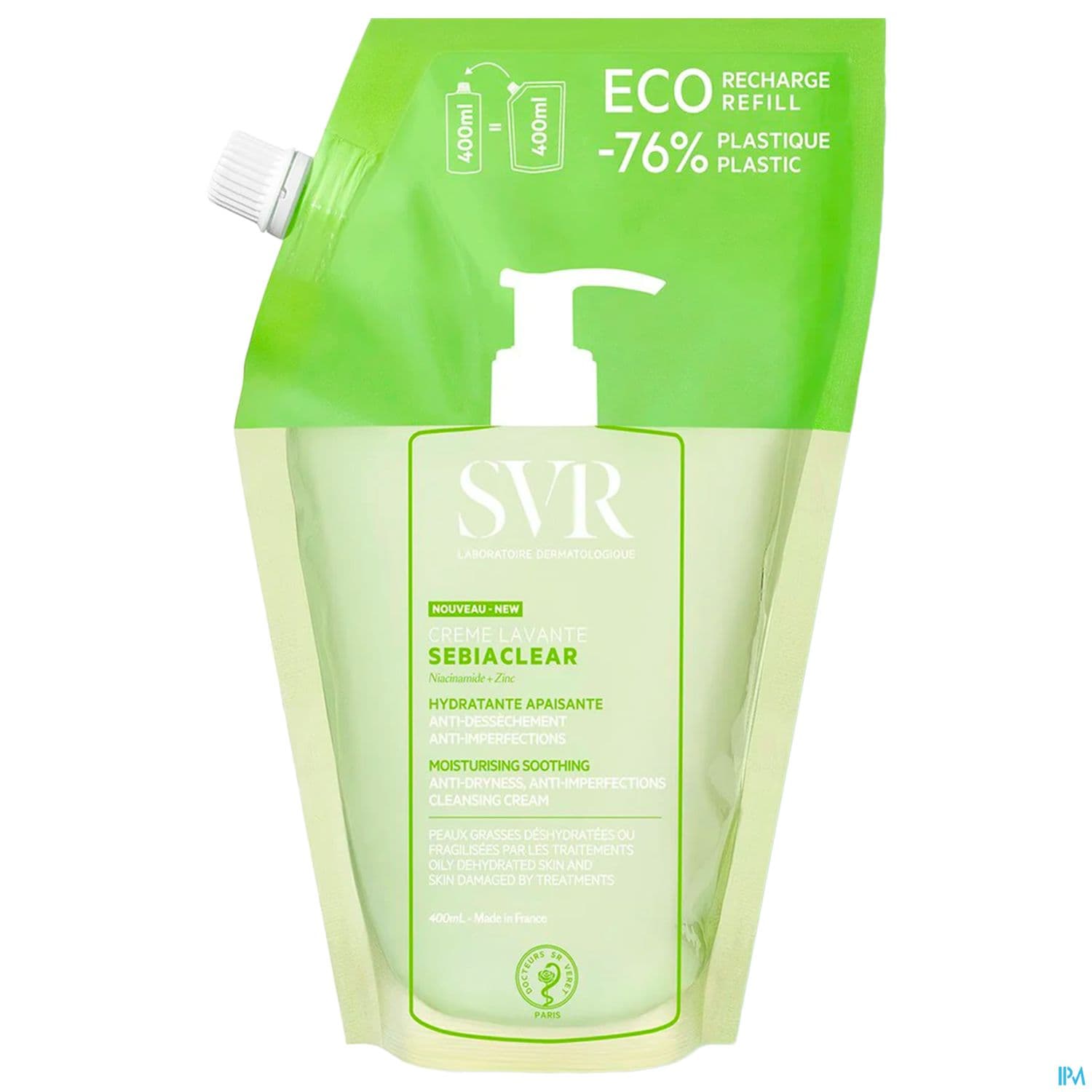 SVR SEBIACLEAR CR LAV RECH 400ML