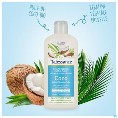 NATESSANCE SH REP COCO/KERAT 250ML