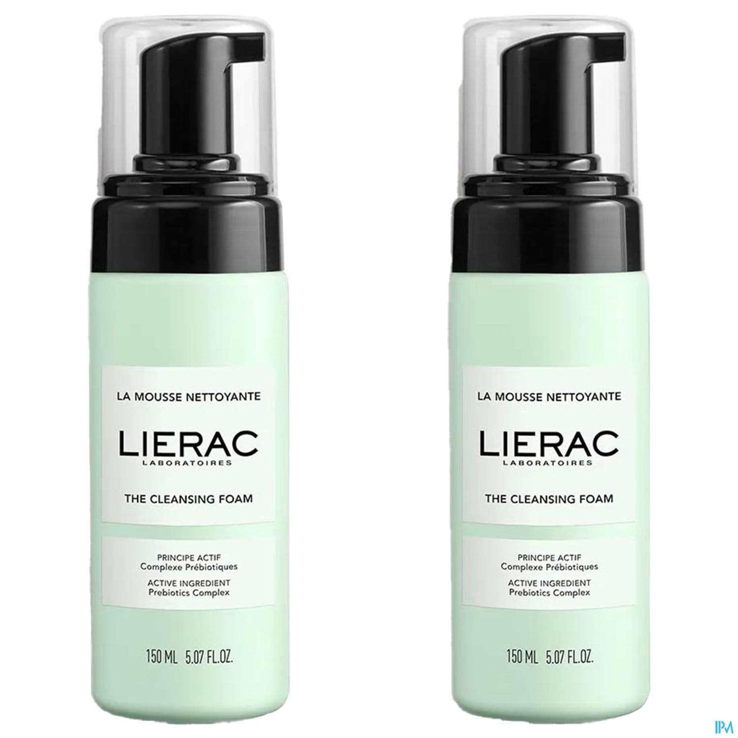 Lierac Demaquillant Le Duo Mousse Nettoyante Flacon Pompe 2x150ml