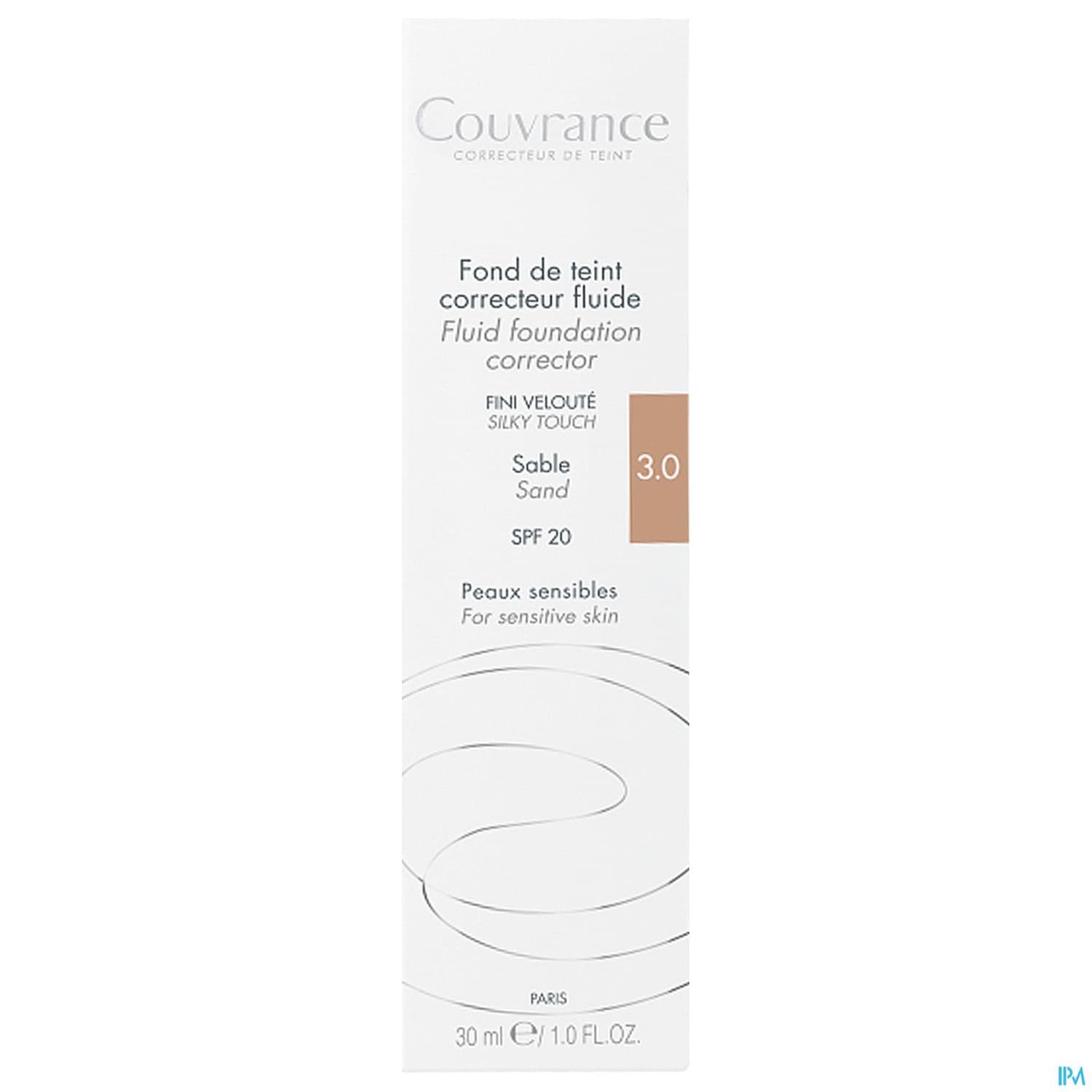 Avene Couvrance Fdt Correct. Fluide 3 Sable 30ml