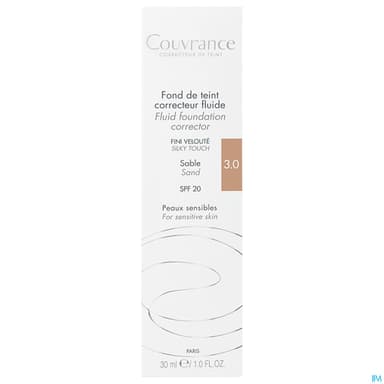 Avene Couvrance Fdt Correct. Fluide 3 Sable 30ml