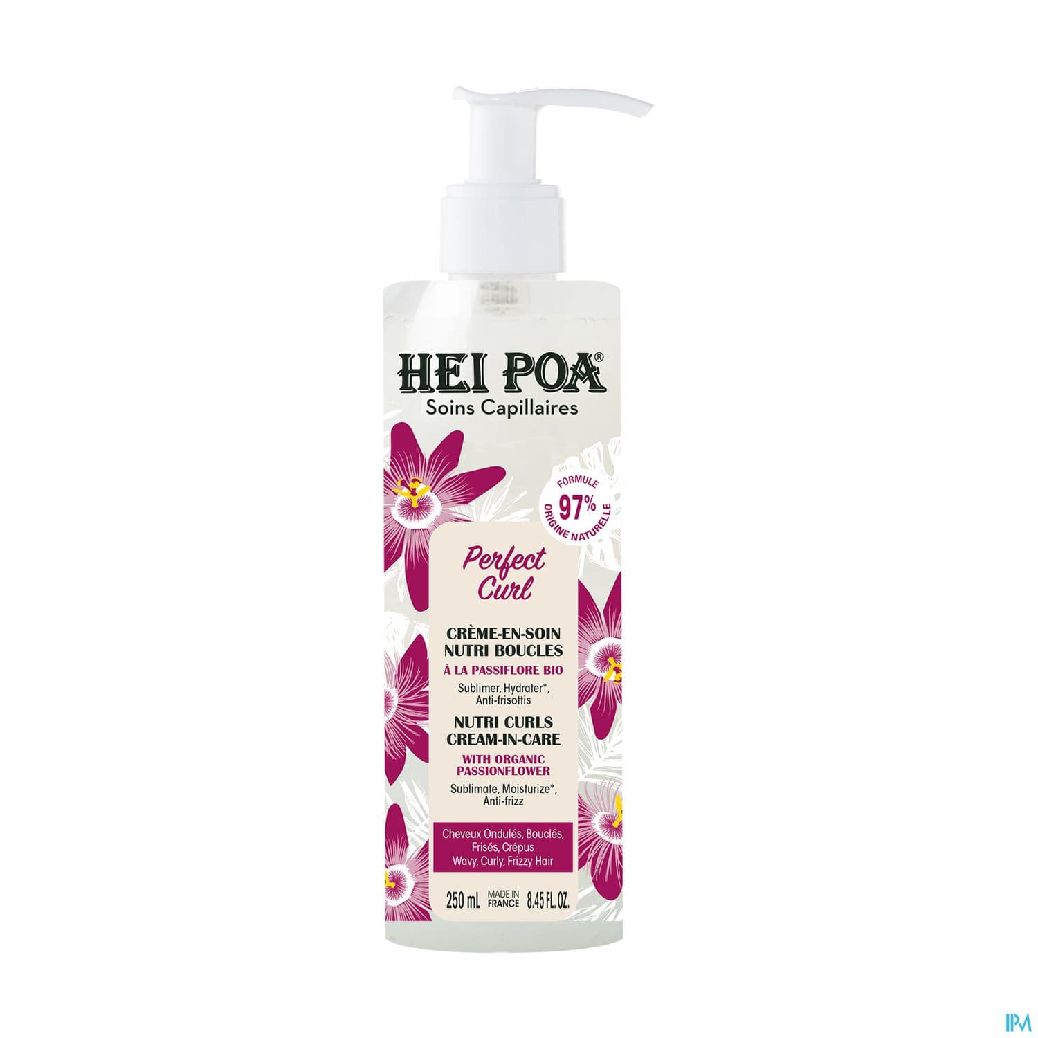 Hei Poa Creme-en-soin Nutri Boucles Flacon 250ml