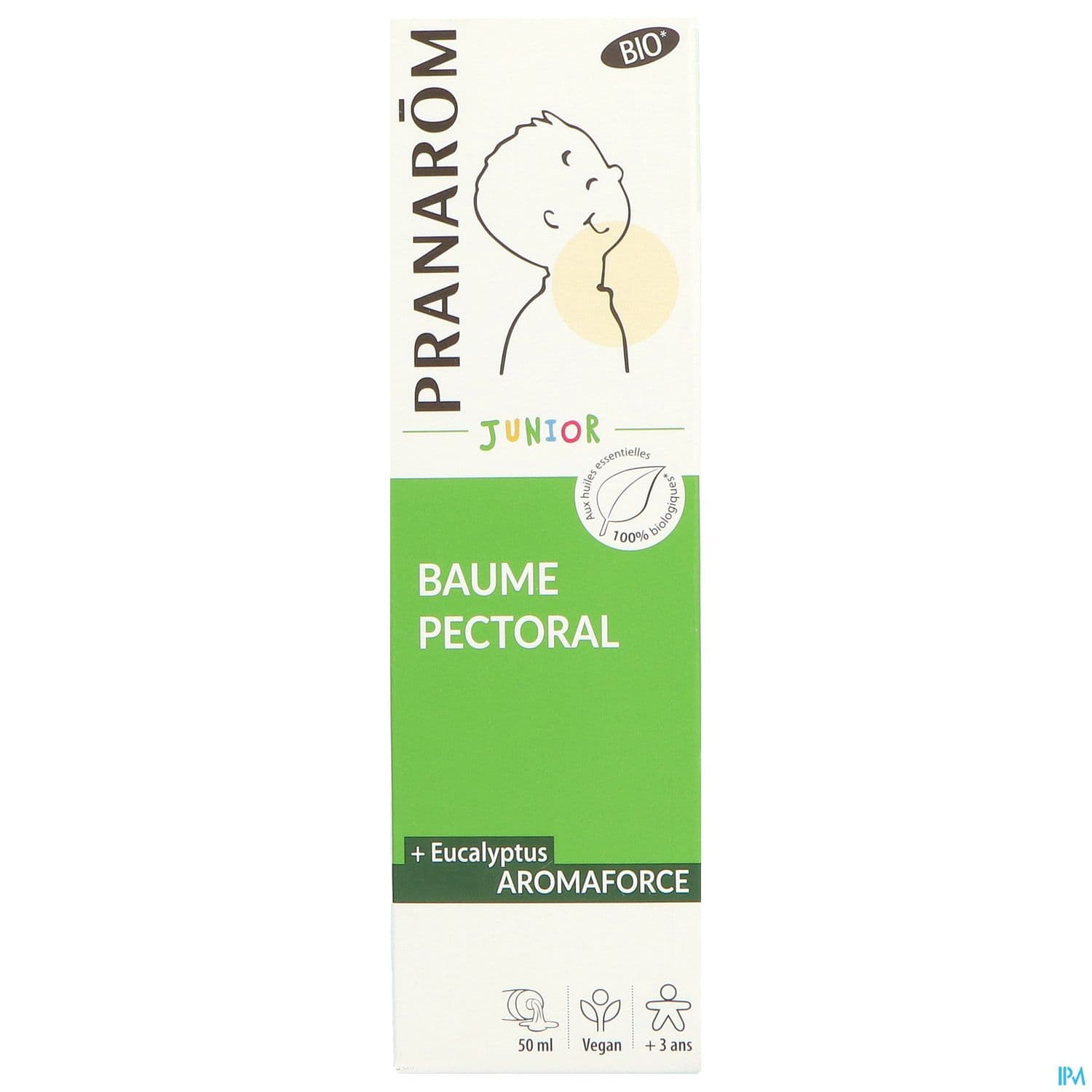Pranarom Aromaforce Junior Baume Pectoral Bio 50ml