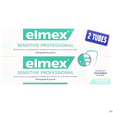 ELMEX DENT SENSITIV PRO 75ML X2