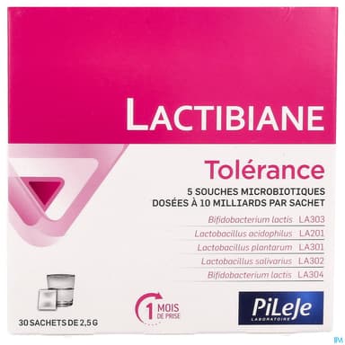 Pileje Lactibiane Tolerance Sachet 2g5 30