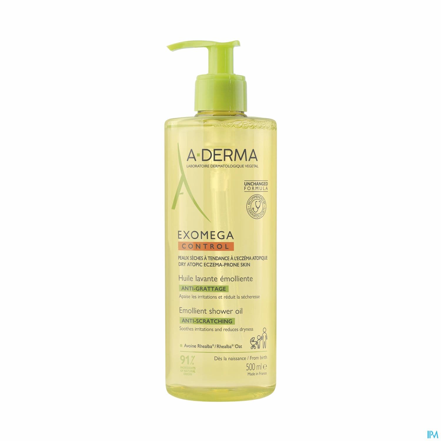 A-DERMA EXOMEGA CONT HLE LAV 500ML