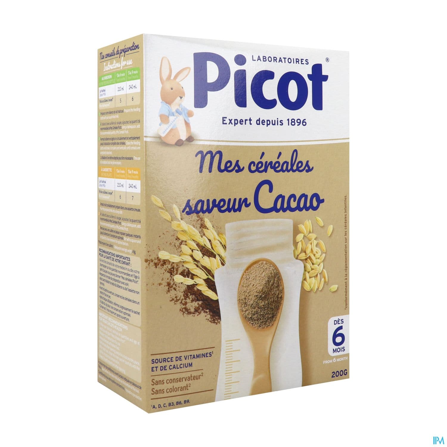 PICOT CEREALE CACAO 6M 200G