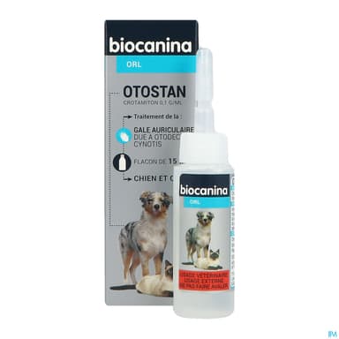 BIOCANINA OTOSTAN GTT AURIC 15ML