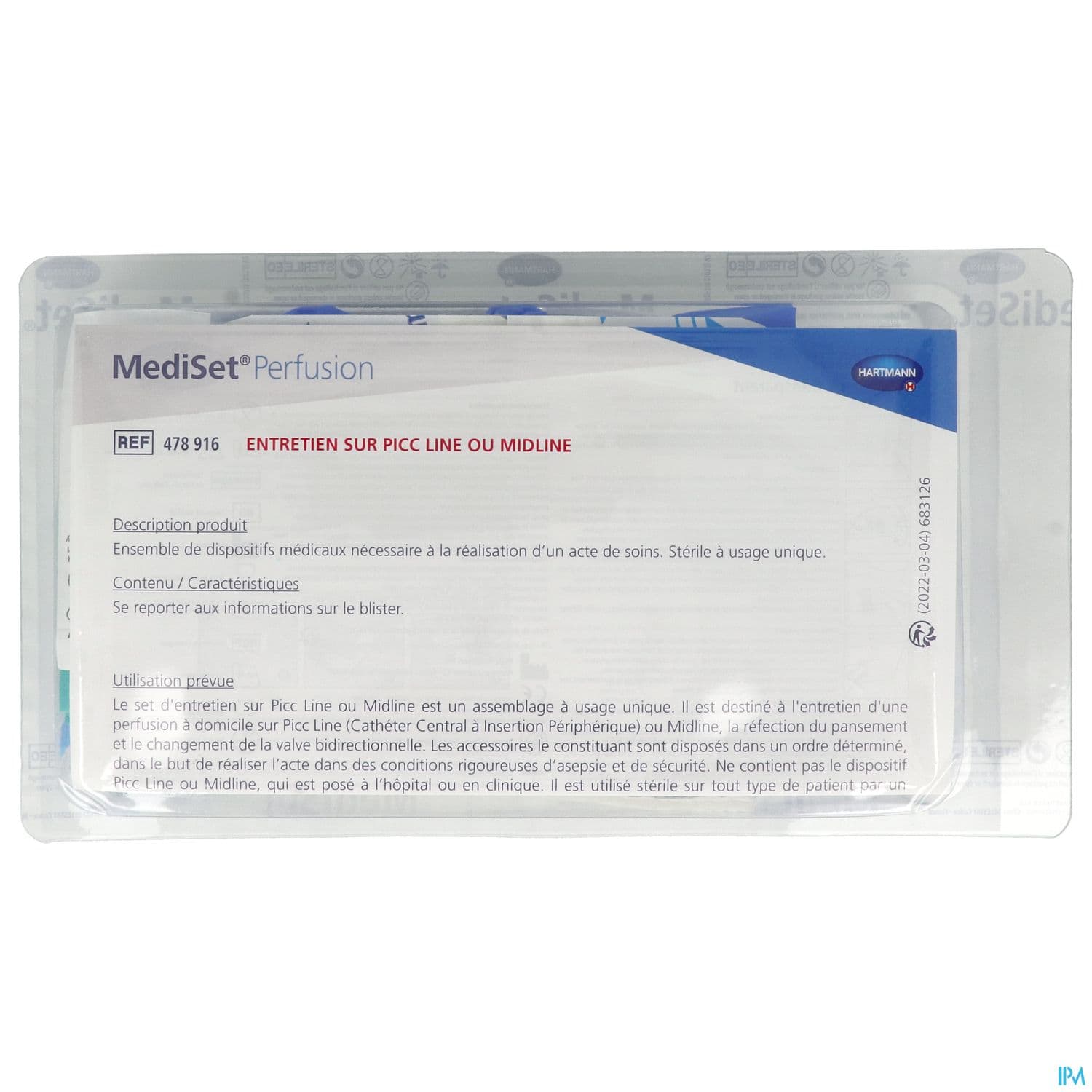MEDISET PERF ENTR PICC LINE/MIDINE