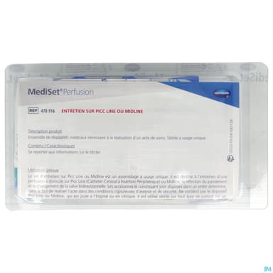 MEDISET PERF ENTR PICC LINE/MIDINE