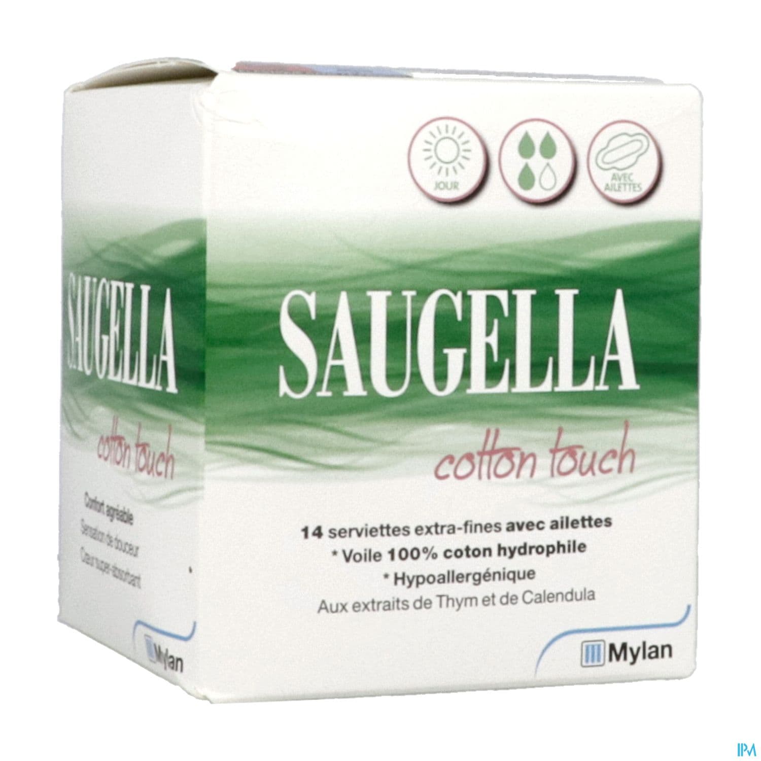 Saugella Cotton Touch Serviette Jour 14