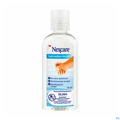 3m Nexcare Gel Mains Antiseptique 1 Flacon De 75ml