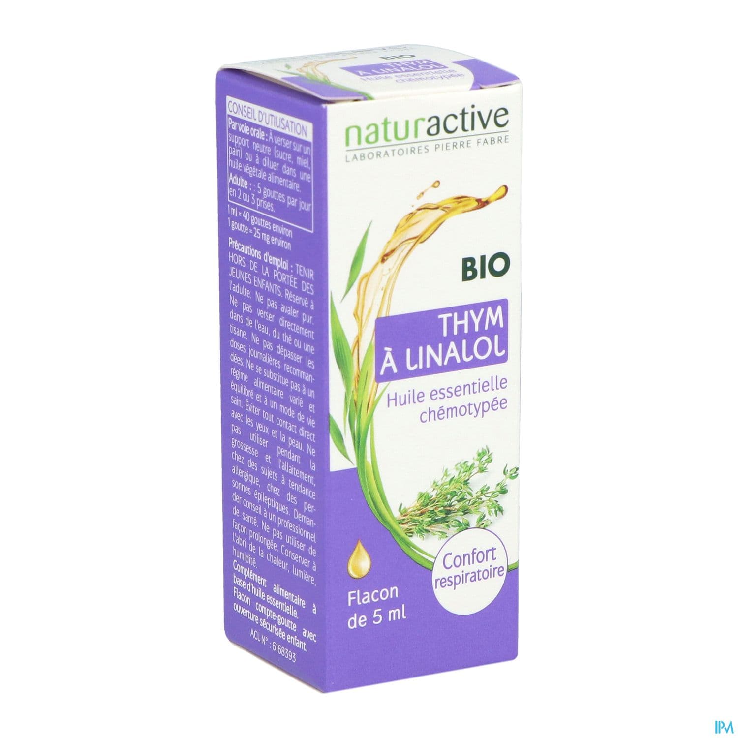 NATURACTIVE HE THYM LINALOL BIO5ML