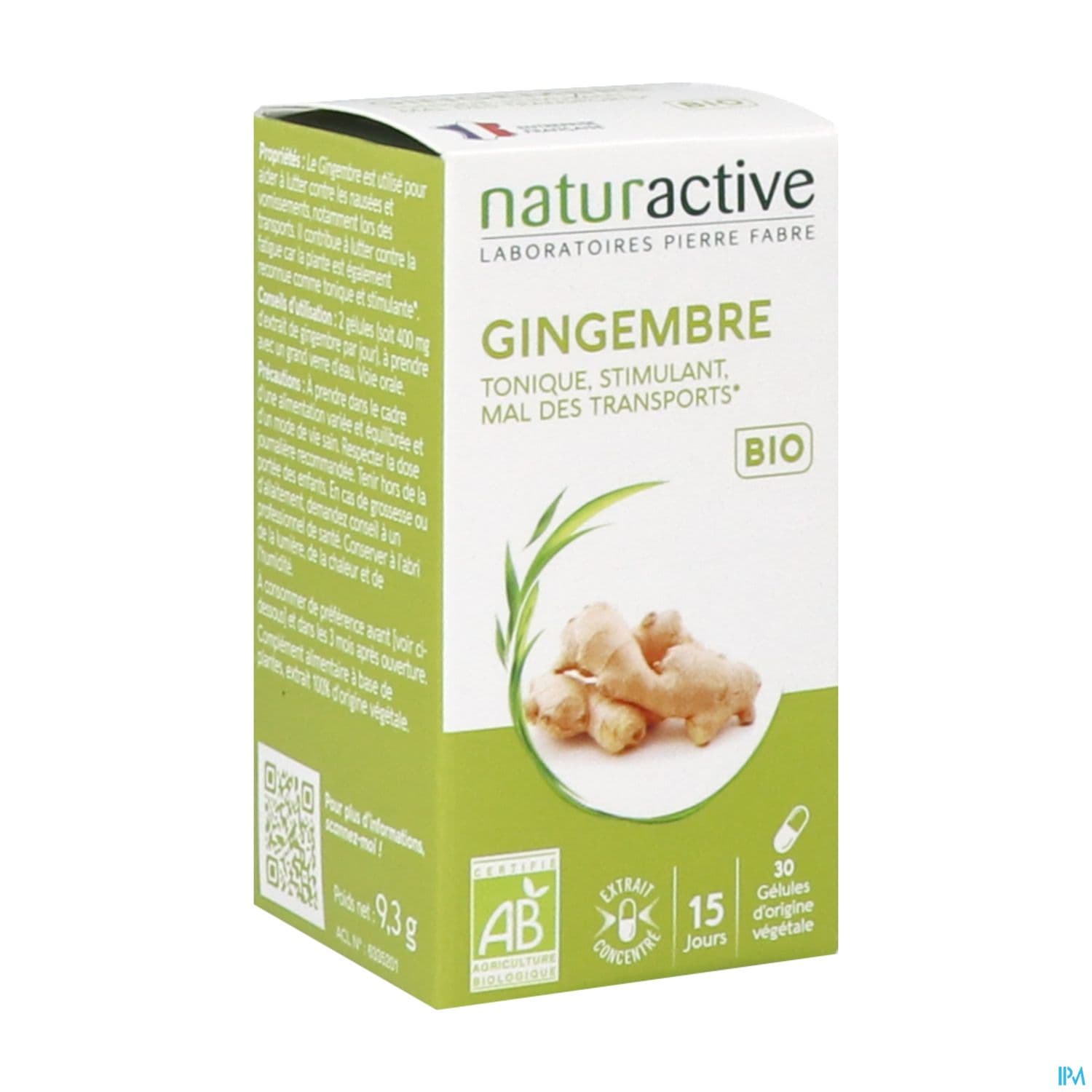 Naturactive Gingembre Bio Gelule 30