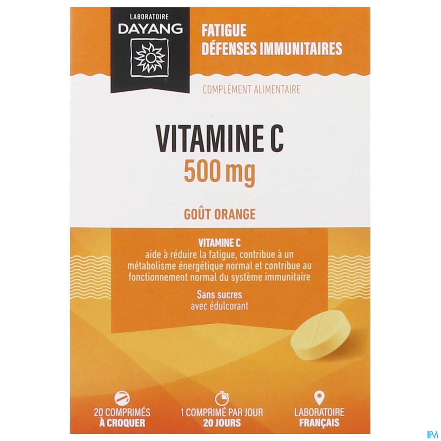 DAYANG VITAMINE C 500MG CPR 20