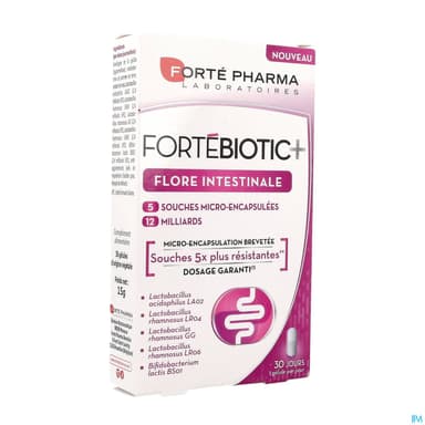 Forte Pharma Fortebiotic+ Flore Intestinale Gelule 30