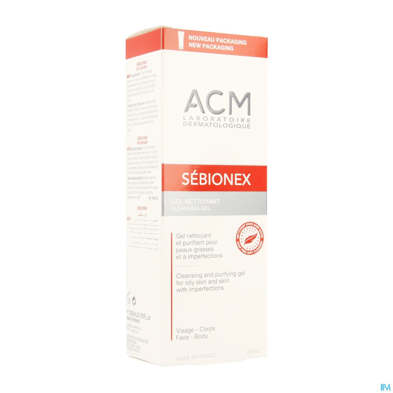 SEBIONEX GEL NETTOYANT 200ML