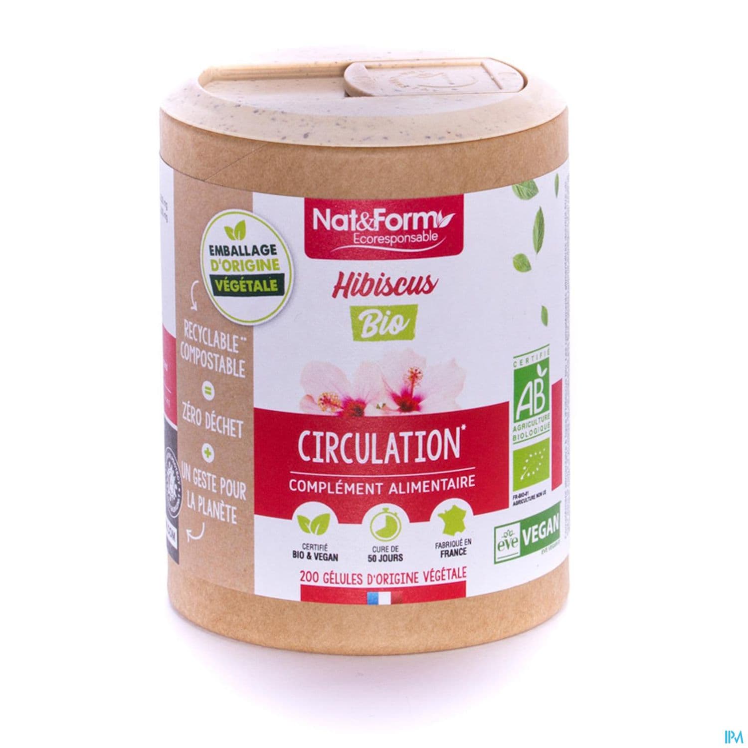 NAT&FORM ECO HIBISCUS BIO GEVEG200